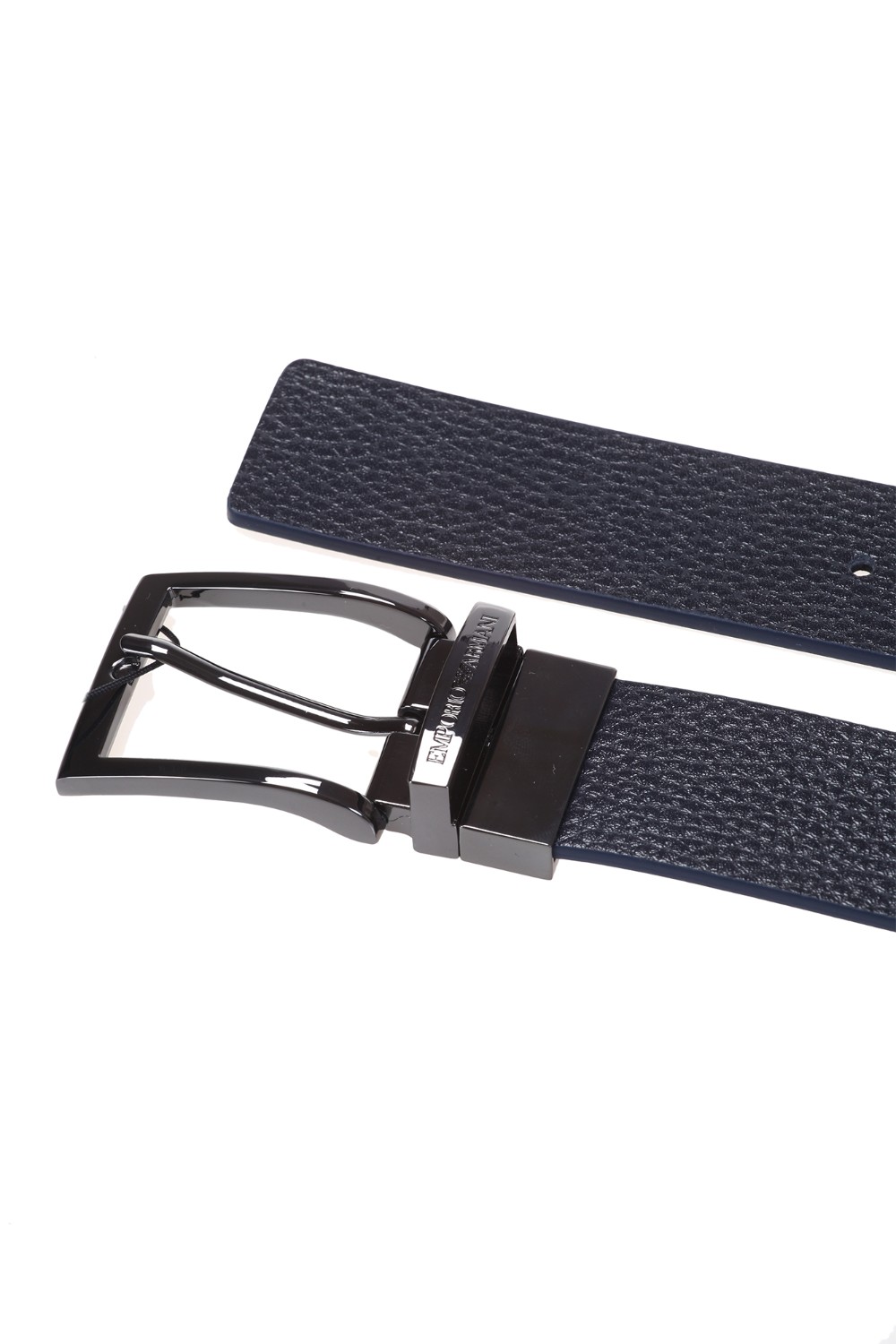 shop EMPORIO ARMANI  Cintura: Emporio Armani cintura reversibile in pelle martellata.
Fibbia con logo.
Composizione: 100% vera pelle.
Fabbricato in Italia.. Y4S195 YLO8J-88256 number 8160156